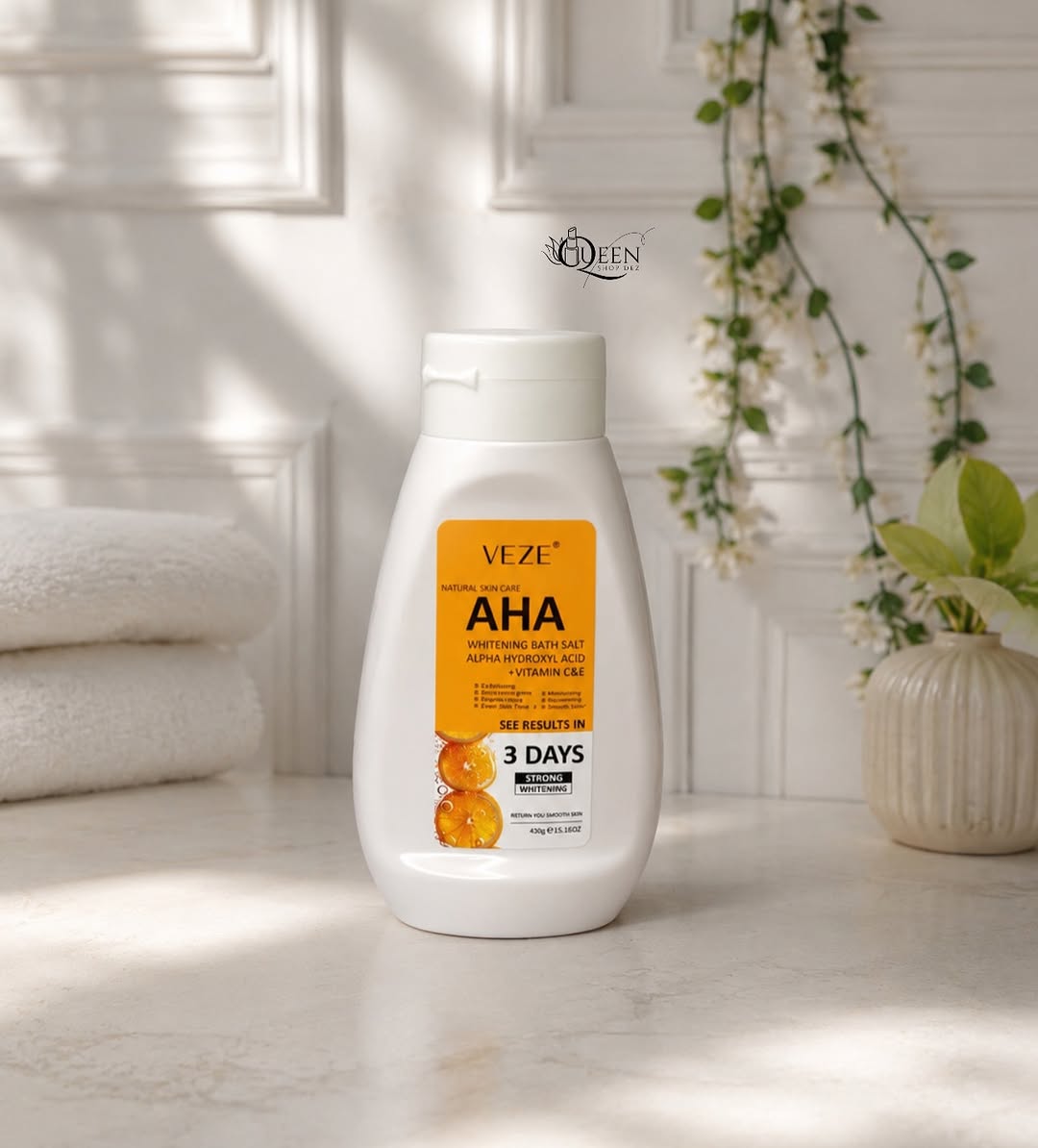 نمک بدن AHA ويتامين C&E